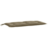 VidaXL havebænkpude 100x50x7 cm stof blandet taupe