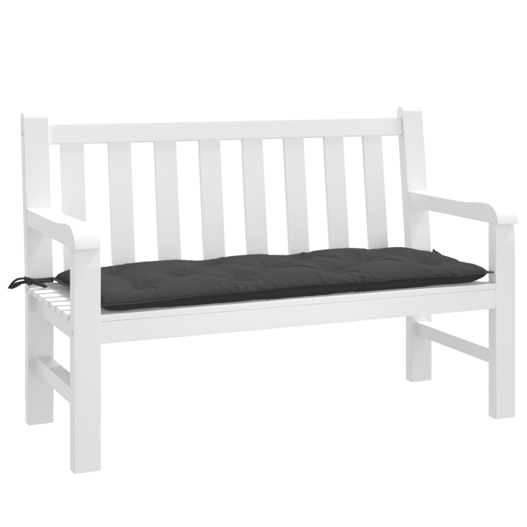 Vidaxx havebænkpude 120x50x7 cm stof blandet antracit
