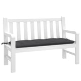 Vidaxx havebænkpude 120x50x7 cm stof blandet antracit