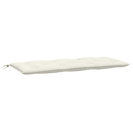 VidaXL havebænkpude 120x50x7 cm stof blandet creme