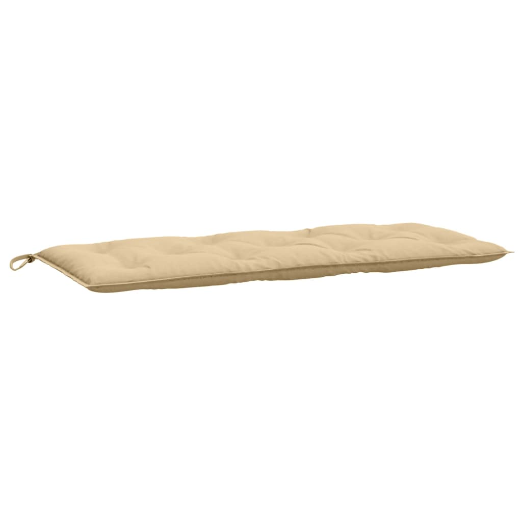VidaXL havebænkpude 120x50x7 cm stof blandet beige