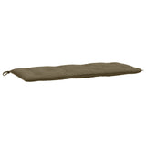 VidaXL garden bench cushion 120x50x7 cm fabric mottled taupe