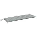 Vidaxx havebænkpude 150x50x7 cm stof blandet lysegrå