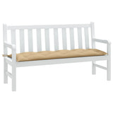 VidaXL havebænkpude 150x50x7 cm stof blandet beige