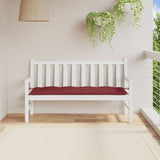 VidaXL havebænkpude 150x50x7 cm stof blandet vinrød