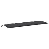 Vidaxx havebænkpude 180x50x7 cm stof blandet antracit