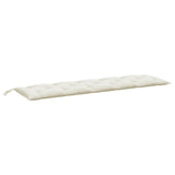Vidaxx havebænkpude 180x50x7 cm stof blandet creme