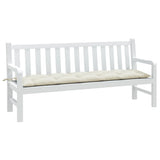 Vidaxx havebænkpude 180x50x7 cm stof blandet creme