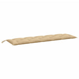 VidaXL havebænkpude 180x50x7 cm stof blandet beige