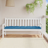 VidaXL havebænkpude 180x50x7 cm stof blandet blå