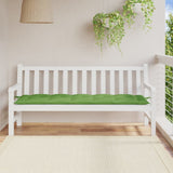 VidaXL havebænkpude 180x50x7 cm stof blandet grøn