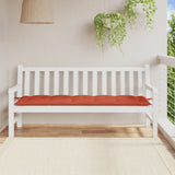 VidaXL havebænkpude 180x50x7 cm stof blandet rød