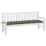 VidaXL havebænkpude 180x50x7 cm stof meleret taupe