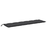 VidaXL havebænkhynde 200x50x7 cm stof, blandet antracit