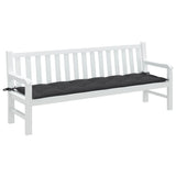 VidaXL havebænkhynde 200x50x7 cm stof, blandet antracit
