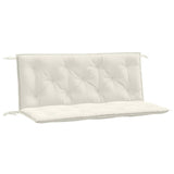 Vidaxx havebænkhynder 2 stk 120x50x7 cm stofblandet creme