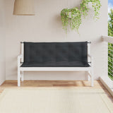 Vidaxx havebænkhynder 2 stk 150x50x7 cm stof blandet antracit
