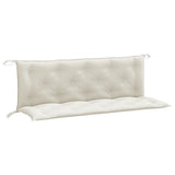 Vidaxx havebænkhynder 2 stk 150x50x7 cm stofblandet creme