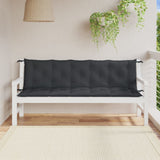 Vidaxx havebænkhynder 2 stk 180x50x7 cm stof blandet antracit
