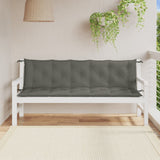 Vidaxx havebænkhynder 2 stk 180x50x7 cm stof blandet mørkegrå