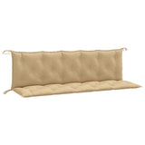 Vidaxx havebænkhynder 2 stk 180x50x7 cm stof blandet beige
