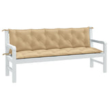 Vidaxx havebænkhynder 2 stk 180x50x7 cm stof blandet beige