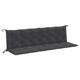 Vidaxx havebænkhynder 2 stk 200x50x7 cm stof blandet antracit farve
