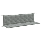 Vidaxx havebænkhynder 2 stk 200x50x7 cm stof blandet lysegrå