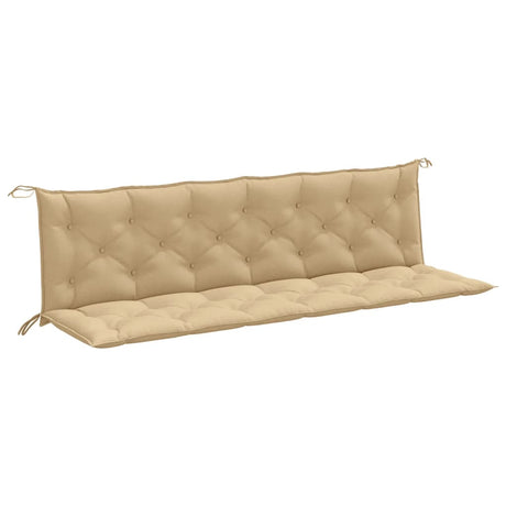 Vidaxx havebænkhynder 2 stk 200x50x7 cm stof blandet beige