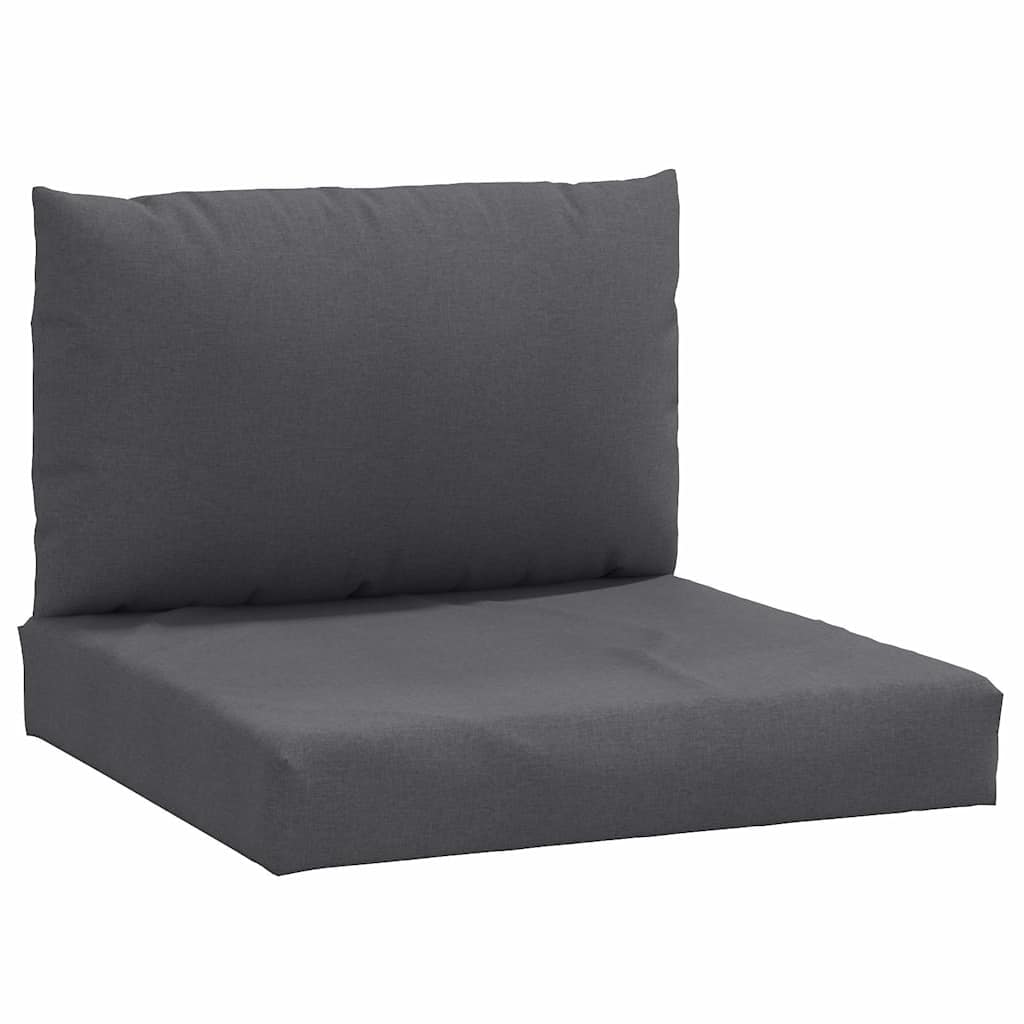 Vidaxl pallehynder 2 stk stof, blandet antracit