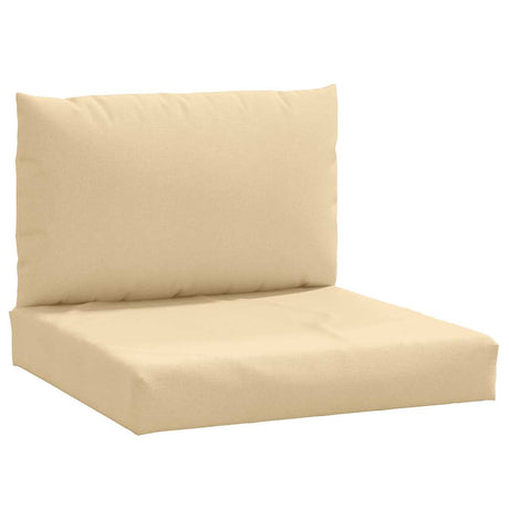 VidaXL pallehynder 2 stk stof blandet beige