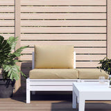 VidaXL pallehynder 2 stk stof blandet beige