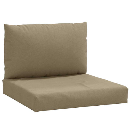 VidaXL pallehynder 2 stk stof melange taupe