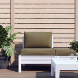 VidaXL pallehynder 2 stk stof melange taupe