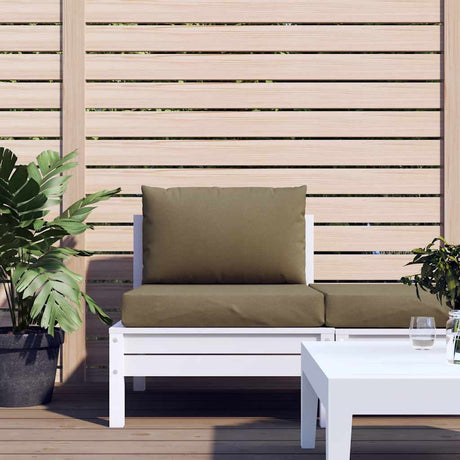 VidaXL pallehynder 2 stk stof melange taupe