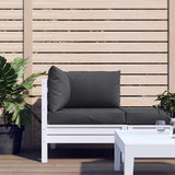 Vidaxl pallehynder 3 stk stof, blandet antracit