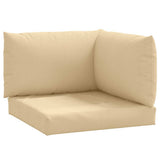 VidaXL pallehynder 3 stk stof blandet beige