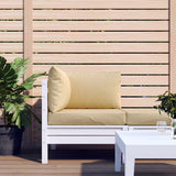 VidaXL pallehynder 3 stk stof blandet beige