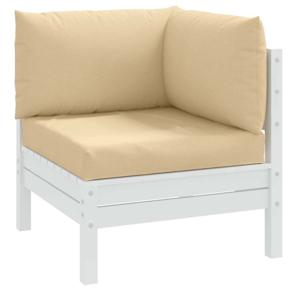 VidaXL pallehynder 3 stk stof blandet beige
