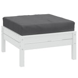 Vidaxxl pallepude 60x60x9,5 cm stof blandet antracit