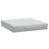 Vidaxx pallepude 60x60x9,5 cm stof blandet lysegrå