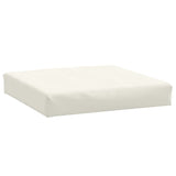 Vidaxx pallepude 60x60x10 cm stofblandet creme