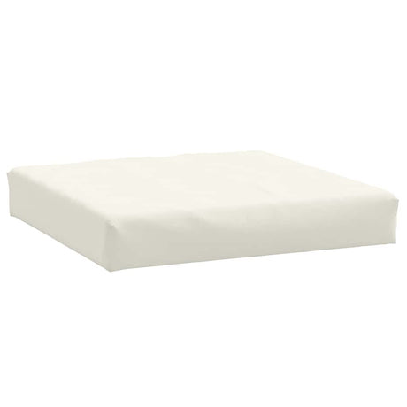 Vidaxx pallepude 60x60x10 cm stofblandet creme