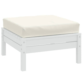 Vidaxx pallepude 60x60x10 cm stofblandet creme
