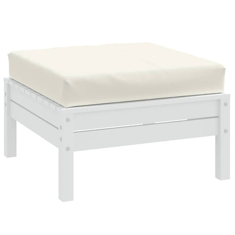 Vidaxx pallepude 60x60x10 cm stofblandet creme