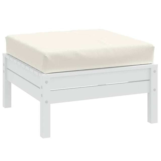 Vidaxx pallepude 60x60x10 cm stofblandet creme