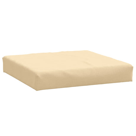 Vidaxx pallepude 60x60x10 cm stof blandet beige