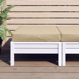 Vidaxx pallepude 60x60x10 cm stof blandet beige
