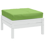 VidaXL pallepude 60x60x9,5 cm stof blandet grøn