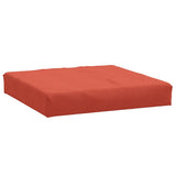 VidaXL pallepude 60x60x9,5 cm stof blandet rød